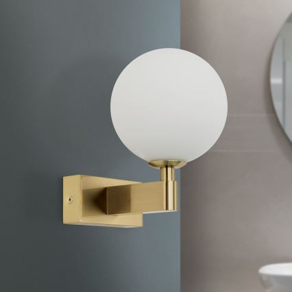Kúpeľňové nástenné svietidlo MARA 1xG9/20W/230V IP44 zlatá