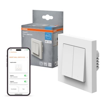 Osram - 2-tlačidlový SMART+ MATTER Wi-Fi vypínač 230V