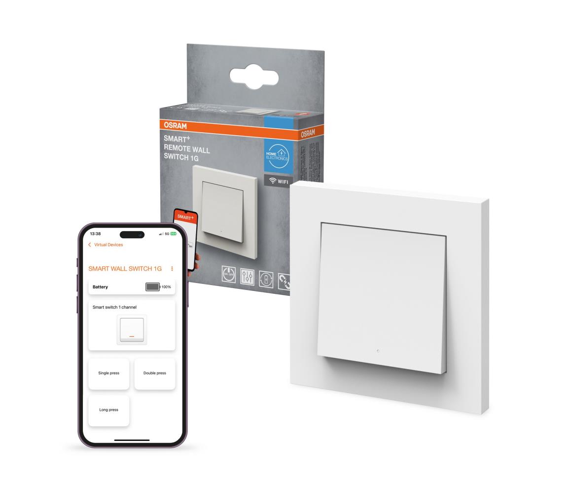 Osram - Bezdrôtový jednotlačidlový vypínač SMART+ 5V Wi-Fi 4058075849846