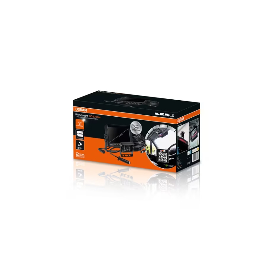 Osram - Cúvacia kamera ROADSIGHT OCS700N Full HD 1080p 12/24V IP67 + diaľkové ovládanie
