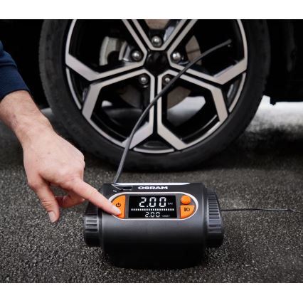 Osram - Digitálny kompresor na pneumatiky TYREinflate 2130 180W/12V