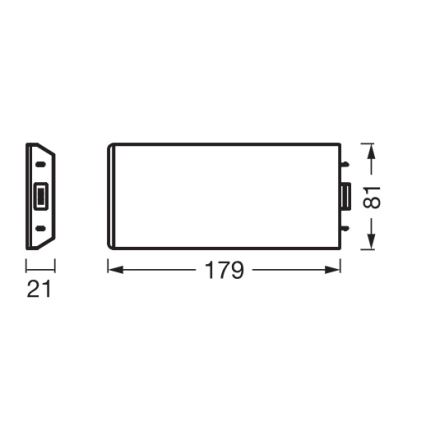 Osram - Sada na rozšírenie pre LED osvetlenie pod linku UNDERCABINET LED/3,85W/36V 3000K 8,1x17,9 cm biela
