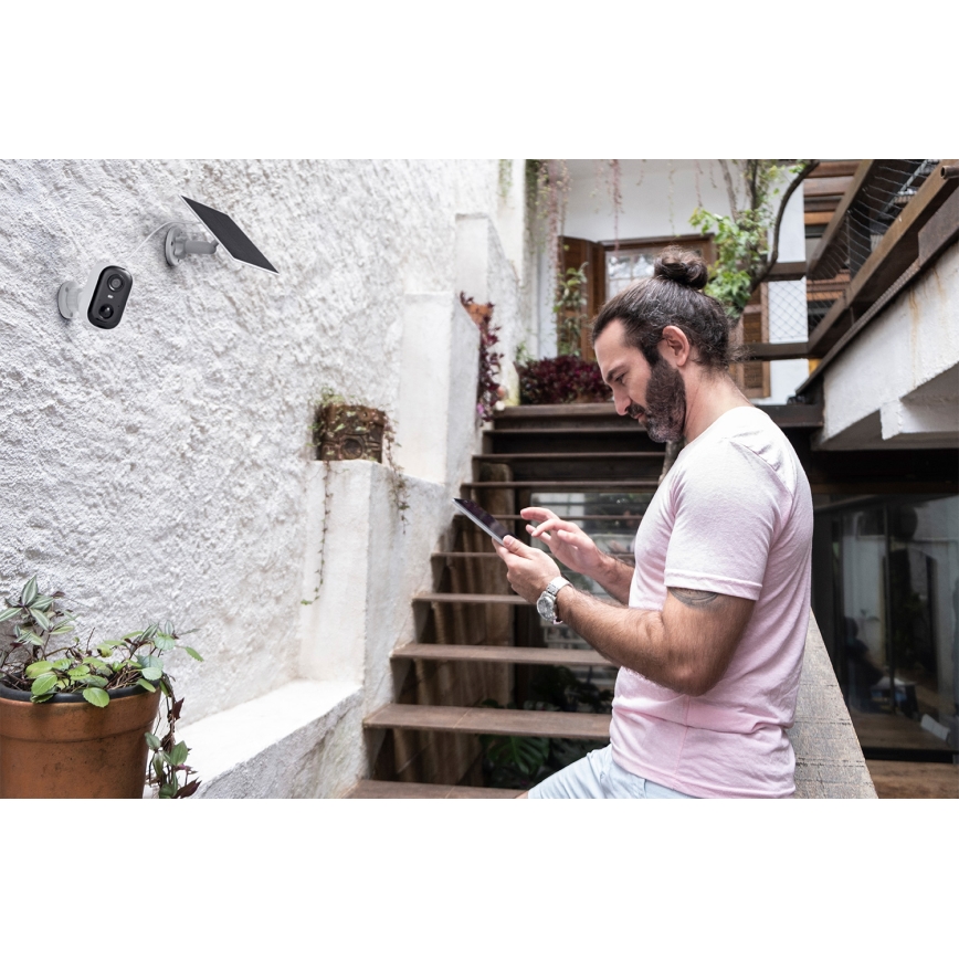 Osram - Inteligentná solárna kamera s 2K snímačom SMART+ 5V 5200 mAh IP66 Wi-Fi