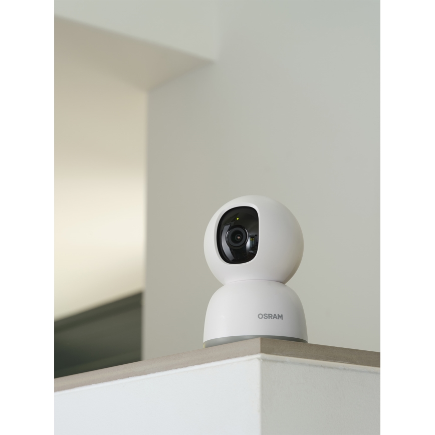 Osram - Inteligentná vnútorná kamera 360° so snímačom 2K SMART+ 230V Wi-Fi