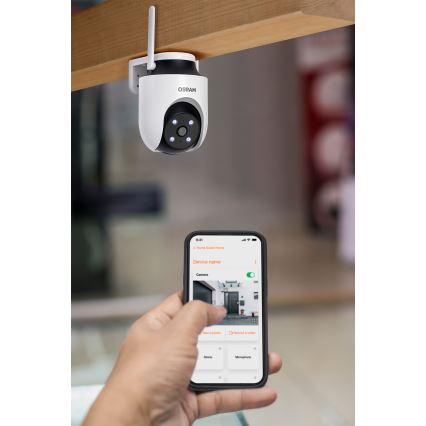 Osram - Inteligentná vonkajšia kamera 360° so 2K snímačom SMART+ 230V IP67 Wi-Fi