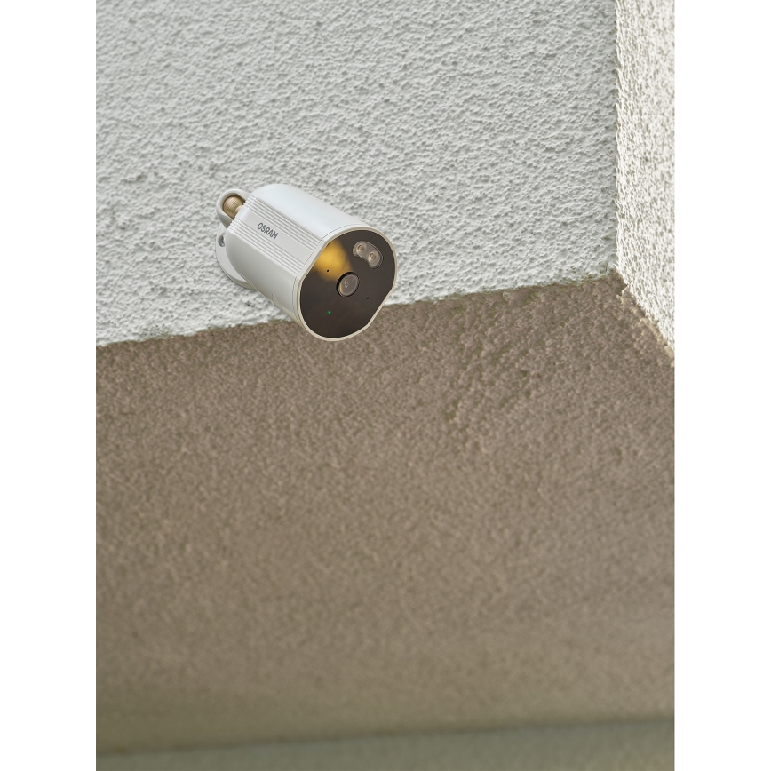 Osram - Inteligentná vonkajšia kamera so snímačom 2K SMART+ 230V IP67 Wi-Fi
