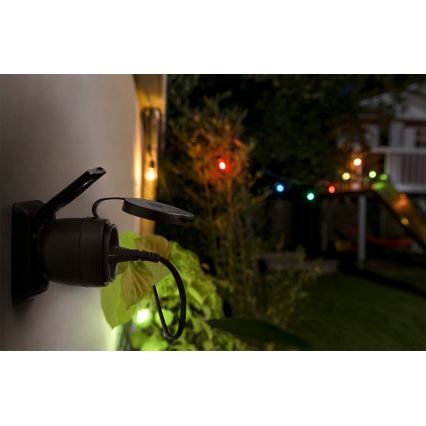 Osram - Inteligentná vonkajšia zásuvka SMART+ MATTER SCHUKO 3680W/230V/16A IP44 Wi-Fi