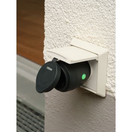 Osram - Inteligentná vonkajšia zásuvka SMART+ MATTER SCHUKO 3680W/230V/16A IP44 Wi-Fi