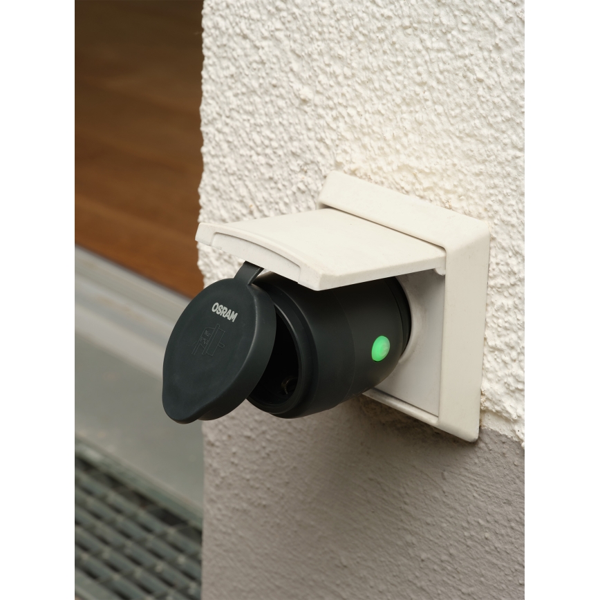 Osram - Inteligentná vonkajšia zásuvka SMART+ SCHUKO 3680W/230V/16A IP44