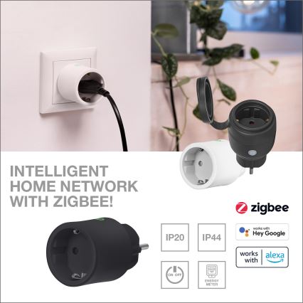 Osram - Inteligentná vonkajšia zásuvka SMART+ SCHUKO 3680W/230V/16A IP44