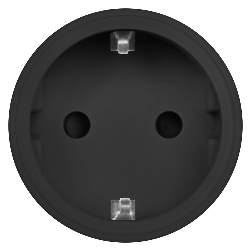 Osram - Inteligentná zásuvka SMART+ MATTER SCHUKO 2300W/230V/10A Wi-Fi čierna