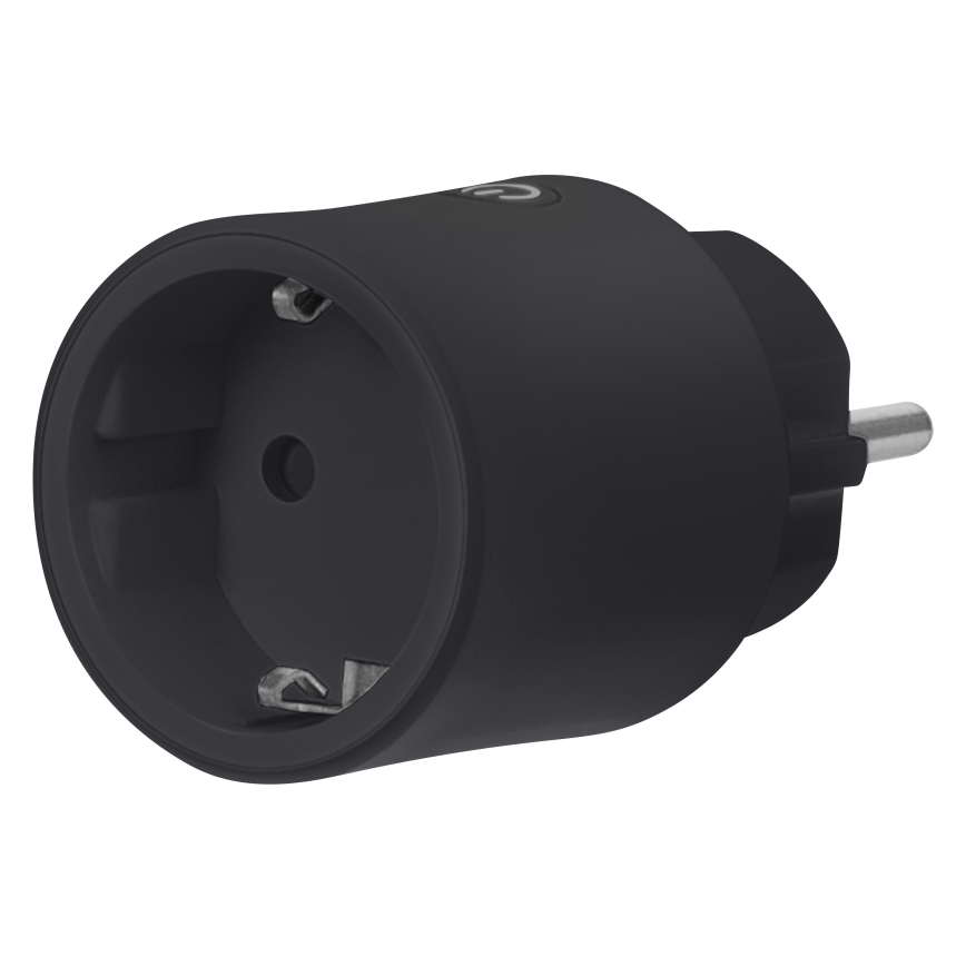 Osram - Inteligentná zásuvka SMART+ MATTER SCHUKO 2300W/230V/10A Wi-Fi čierna