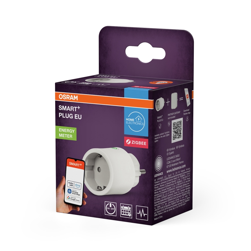 Osram - Inteligentná zásuvka SMART+ SCHUKO 2300W/230V/10A biela