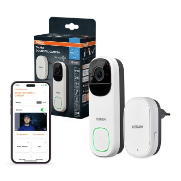 Osram - Inteligentný videozvonček s 2K senzorom SMART+ 230 V IP66 Wi-Fi