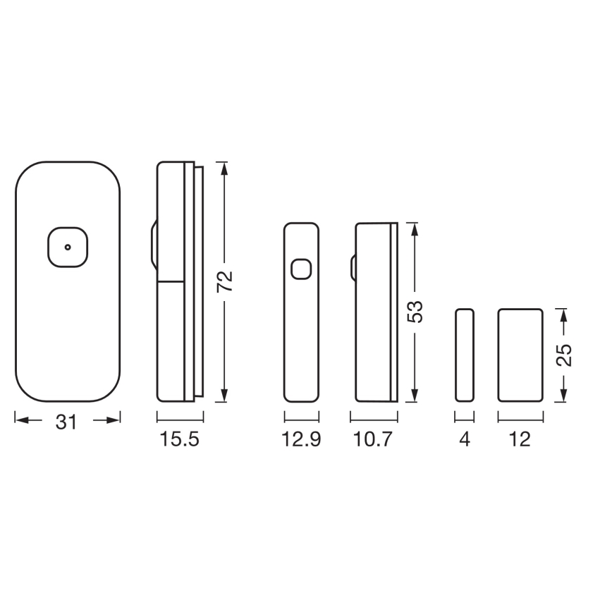 Osram - Kontaktný senzor SMART+ 3,7V Wi-Fi 500 mAh