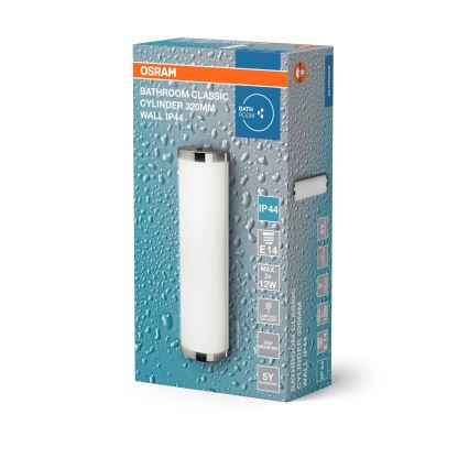 Osram - Kúpeľňové nástenné svietidlo BATHROOM CLASSIC 2xE14/12W/230V IP44 lesklý chróm