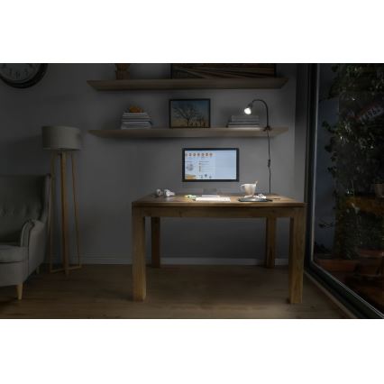 Osram - Lampa s klipom CLIP TUBE FLEX 1xGU10/5W/230V čierna