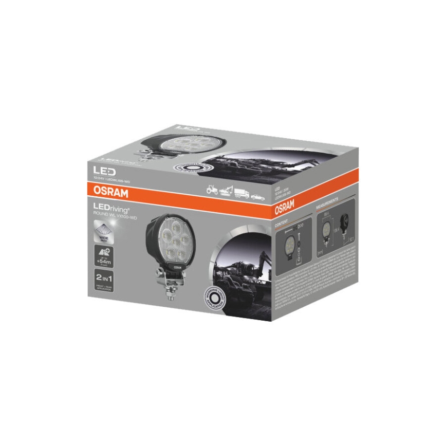 Osram - LED bodové svietidlo pre automobil LEDRIVING WL VX100-WD LED/20W/12/24V IP69 6000K