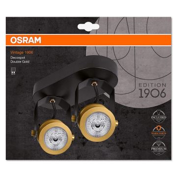 Osram - LED Bodové svietidlo SINGLE 2xGU10/6,1W/230V zlatá