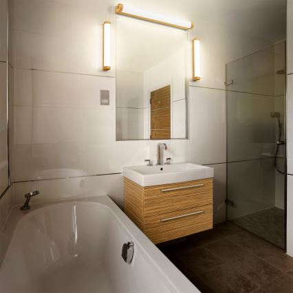 Osram - Stmievateľné LED kúpeľňové osvetlenie zrkadla ORBIS TUBE LED/12W/230V 3000/4000K 60 cm IP44 hnedá