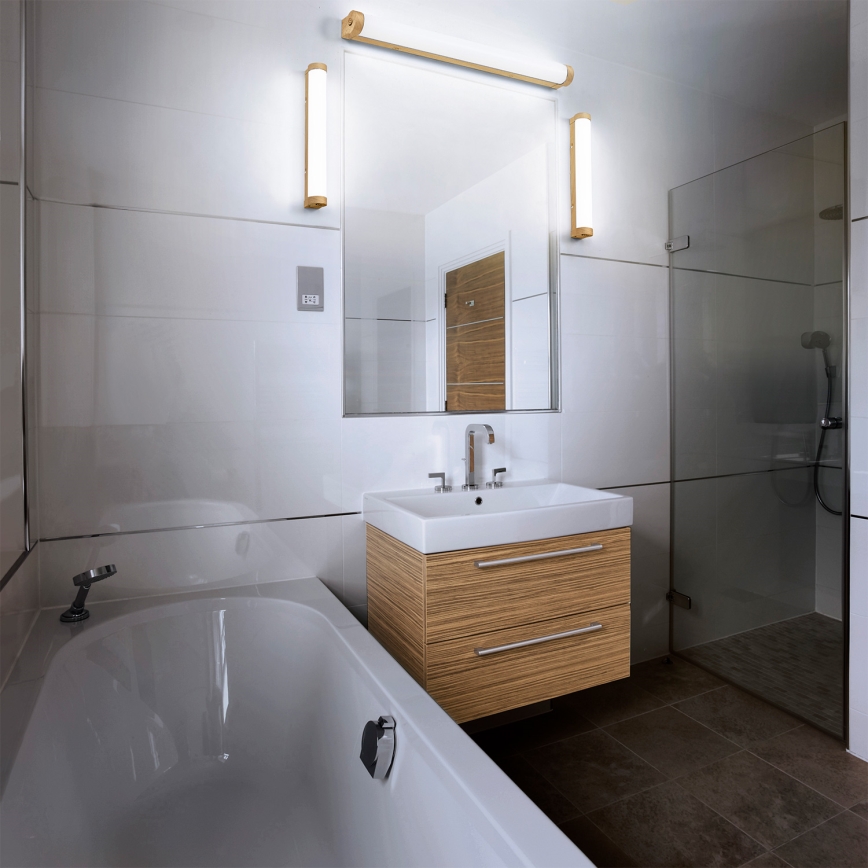 Osram - Stmievateľné LED kúpeľňové osvetlenie zrkadla ORBIS TUBE LED/12W/230V 3000/4000K 60 cm IP44 hnedá