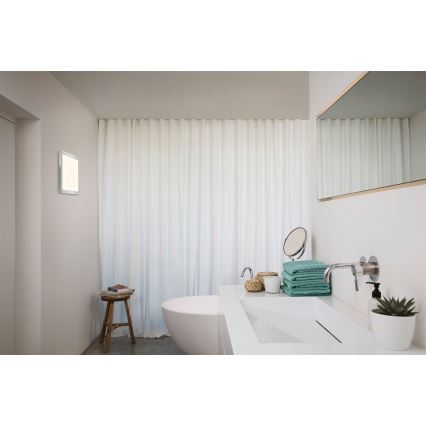 Osram - LED Kúpeľňové stropné svietidlo ORBIS DISC LED/22W/230V 3000/4000K 30x30 cm IP44 nerezové