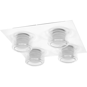 Osram - LED kúpeľňové stropné svietidlo ORBIS FLAME 4xLED/5,5W/230V 3000/4000K IP44 biela