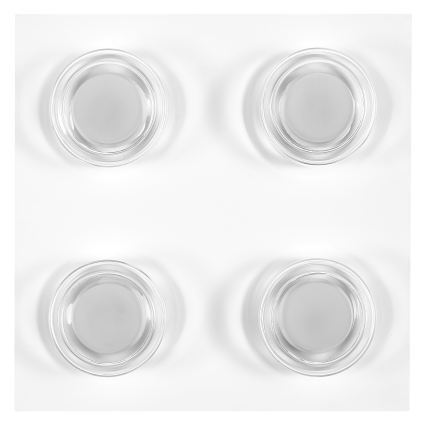 Osram - LED kúpeľňové stropné svietidlo ORBIS FLAME 4xLED/5,5W/230V 3000/4000K IP44 biela