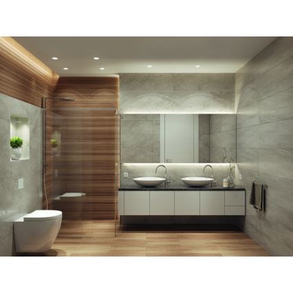 Osram - LED kúpeľňové zapustené svietidlo SPOT 1xGU10/4,3W/230V 2700K CRI 90 pr. 8,5 cm IP65 biela