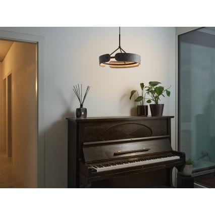 Osram - LED luster na lanku DECOR CURVE LED/33W/230V sivá