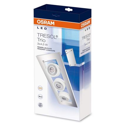 Osram - LED Luster TRESOL 3xLED/4,5W/230V