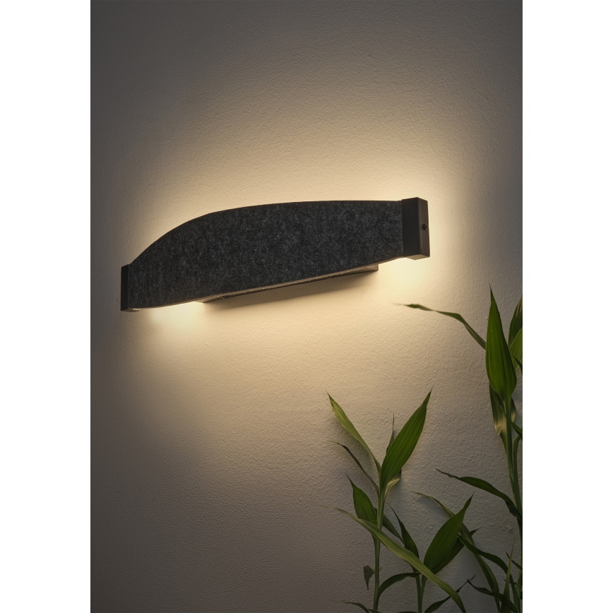 Osram - LED nástenné svietidlo DECOR FLAT LED/13W/230V sivé