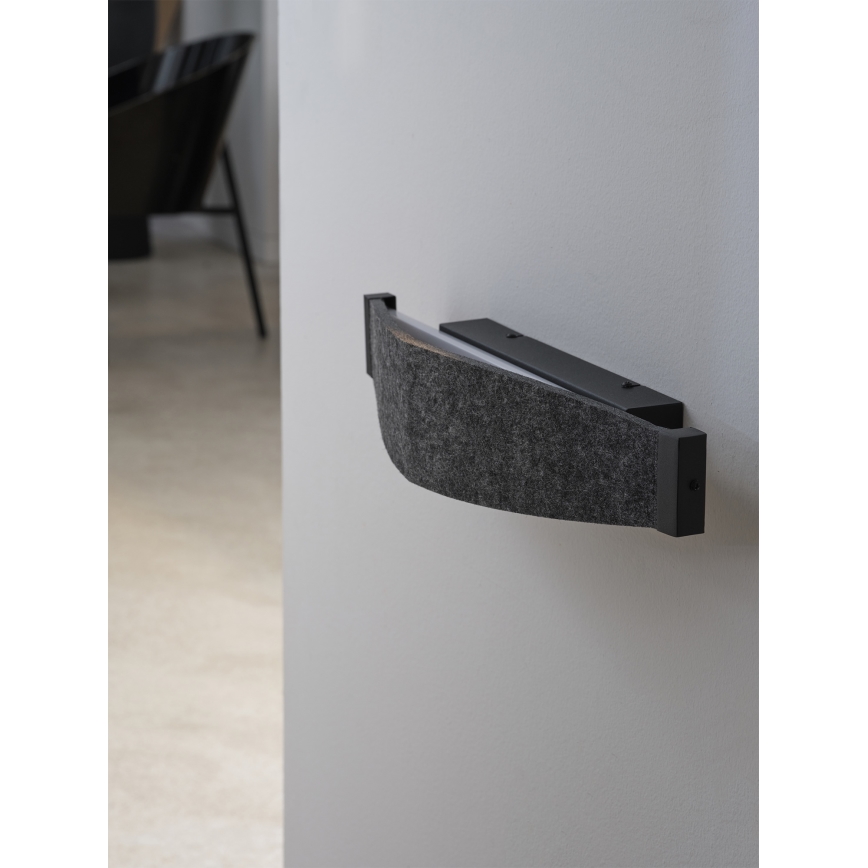 Osram - LED nástenné svietidlo DECOR FLAT LED/13W/230V sivé