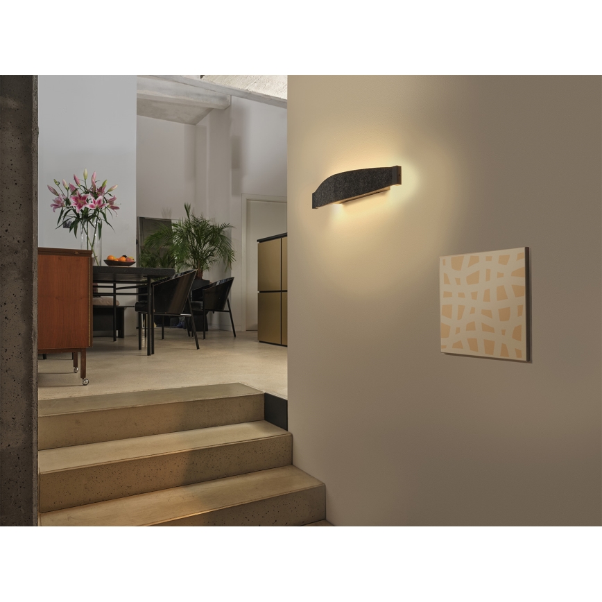 Osram - LED nástenné svietidlo DECOR FLAT LED/13W/230V sivé