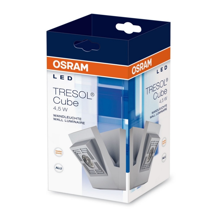 Osram - LED Nástenné svietidlo TRESOL LED/4,5W/230V šedá