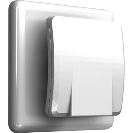 Osram - LED Nočné svetlo s čidlom súmraku LUNETTA LED/0,3W/230V biela