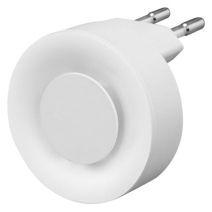 Osram - LED nočné svetlo so senzorom pohybu a súmraku LUNETTA LED/0,31W/230V biela