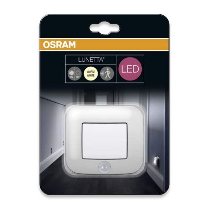 Osram - LED Nočné svetlo so senzorom LUNETTA 1xLED/0,7W/230V