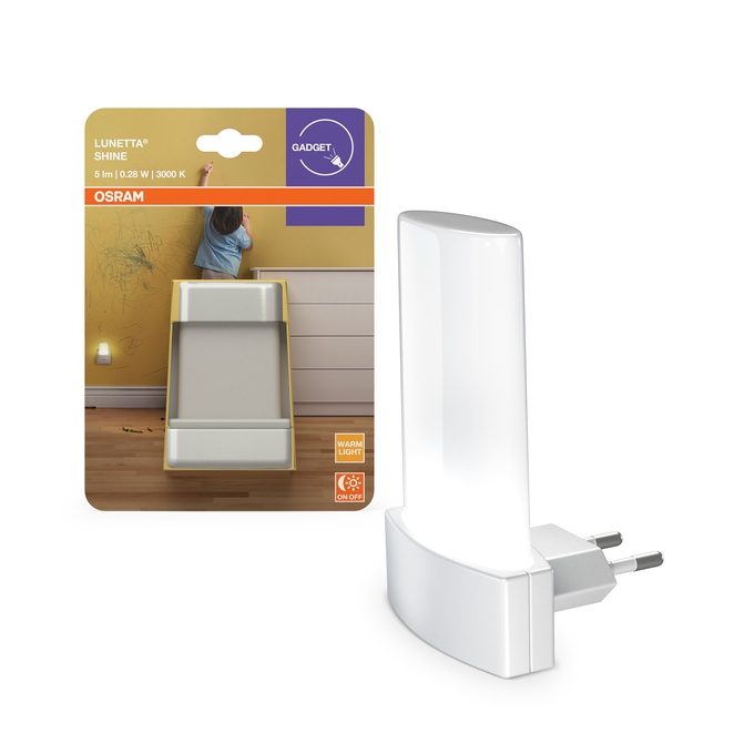 Osram - LED nočné svetlo so senzorom LUNETTA LED/0,28W/230V 3000K