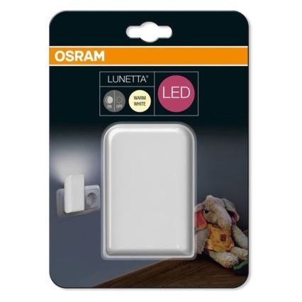 Osram - LED Nočné svetlo so senzorom LUNETTA LED/0,28W/230V