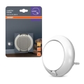 Osram - LED nočné svetlo so senzorom LUNETTA LED/0,3W/230V 3000K