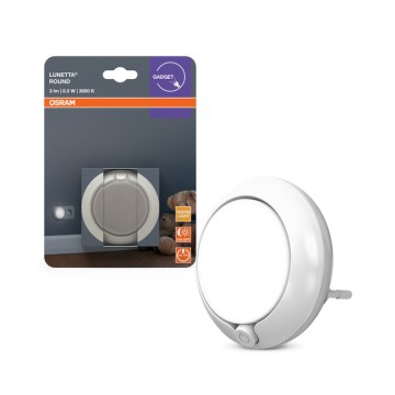 Osram - LED nočné svetlo so senzorom LUNETTA LED/0,3W/230V 3000K