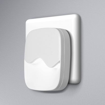 Osram - LED nočné svietidlo do zásuvky so senzorom súmraku LUNETTA LED/0,5W/230V