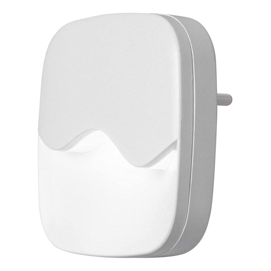 Osram - LED nočné svietidlo do zásuvky so senzorom súmraku LUNETTA LED/0,5W/230V