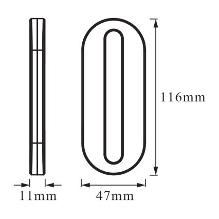 Osram - LED orientačné svietidlo s pohybovým senzorom MOBILE LED/0,5W/3,7V 330 mAh CRI 90 biela