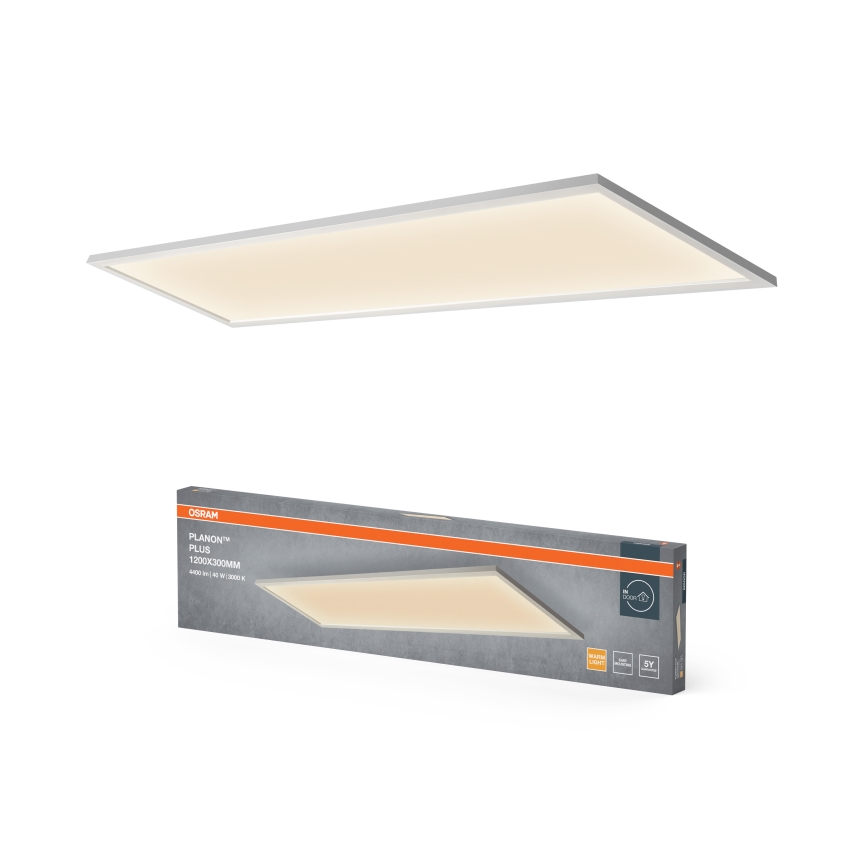 Osram - LED panel prisadený PLANON LED/40W/230V 3000K 30x120 cm biela