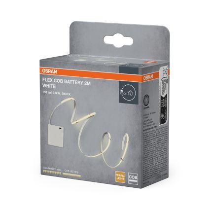 Osram - LED pásik FLEX COB BATTERY 2m LED/3,3W/4xAA