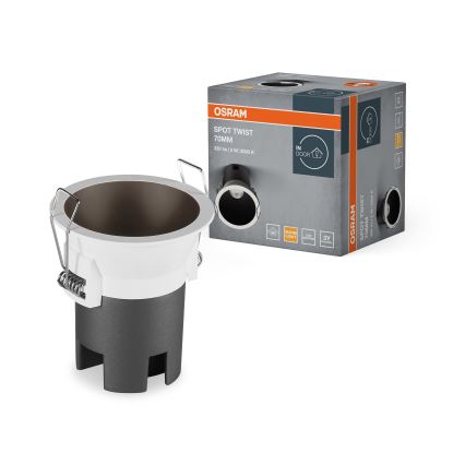 Osram - LED podhľadové svietidlo SPOT TWIST LED/5W/230V 3000K priemer 7 cm biela/čierna