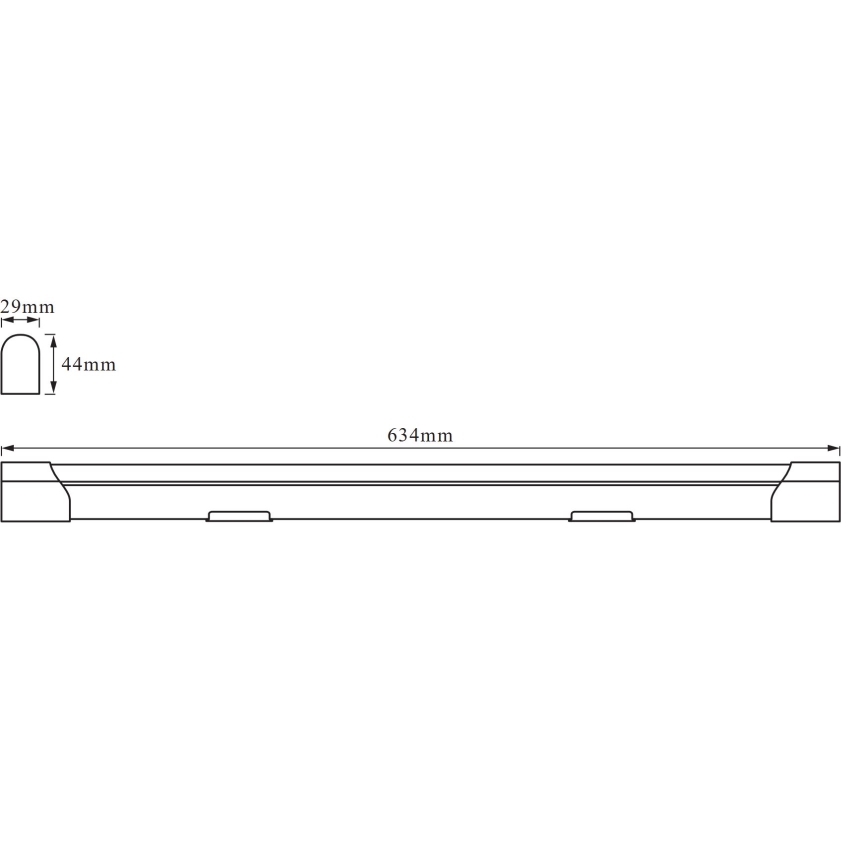 Osram - LED podlinkové svietidlo BATTEN LED/10W/230V 60 cm