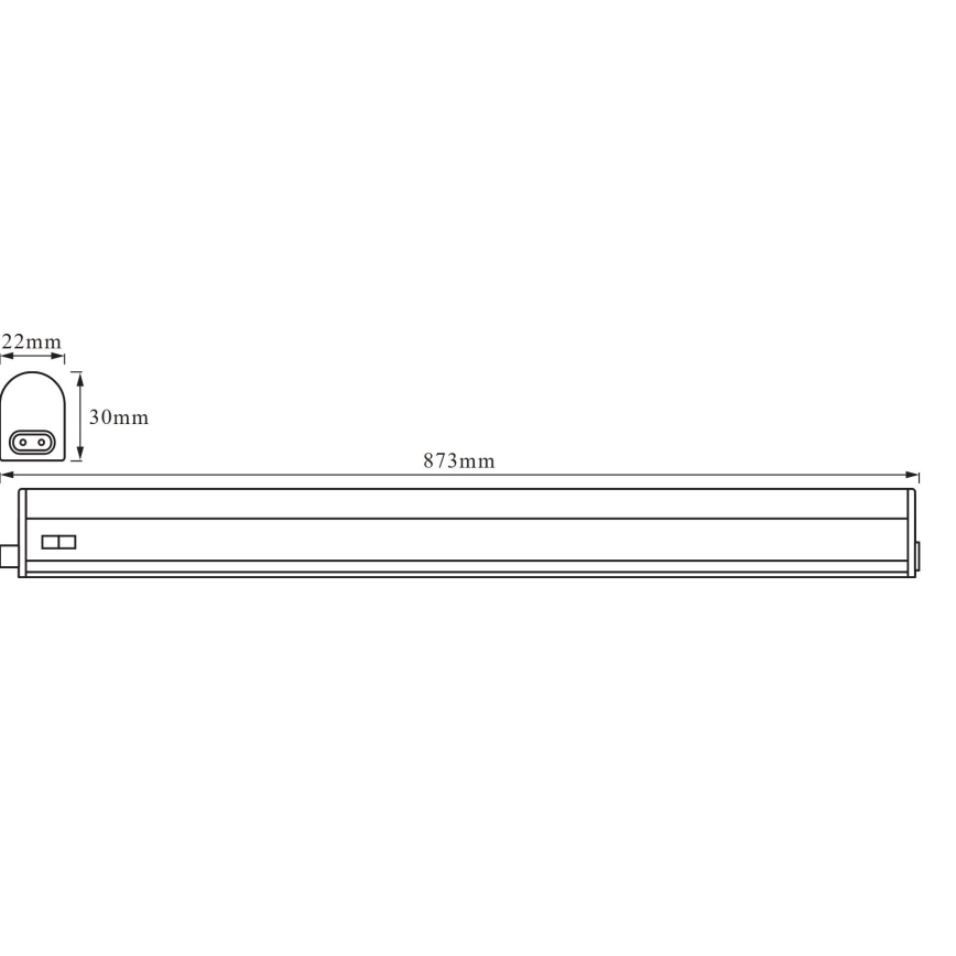 Osram - LED Podlinkové svietidlo BATTEN LED/10W/230V